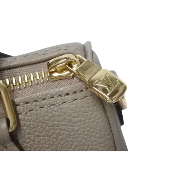 and Louis Vuitton Nano Speedy Handbag Empreinte Beige - Picture 7 of 10